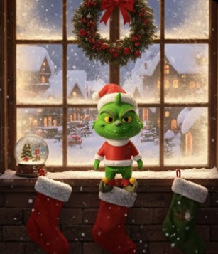 Grinch Colecionável Deluxe (O Grinch que mais odeia o Natal!!!)