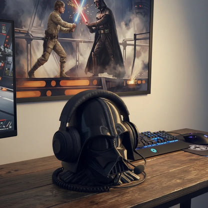 Suporte Headset Capacete Darth Vader | Edição Lado Sombrio