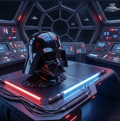 Suporte Headset Capacete Darth Vader | Edição Lado Sombrio